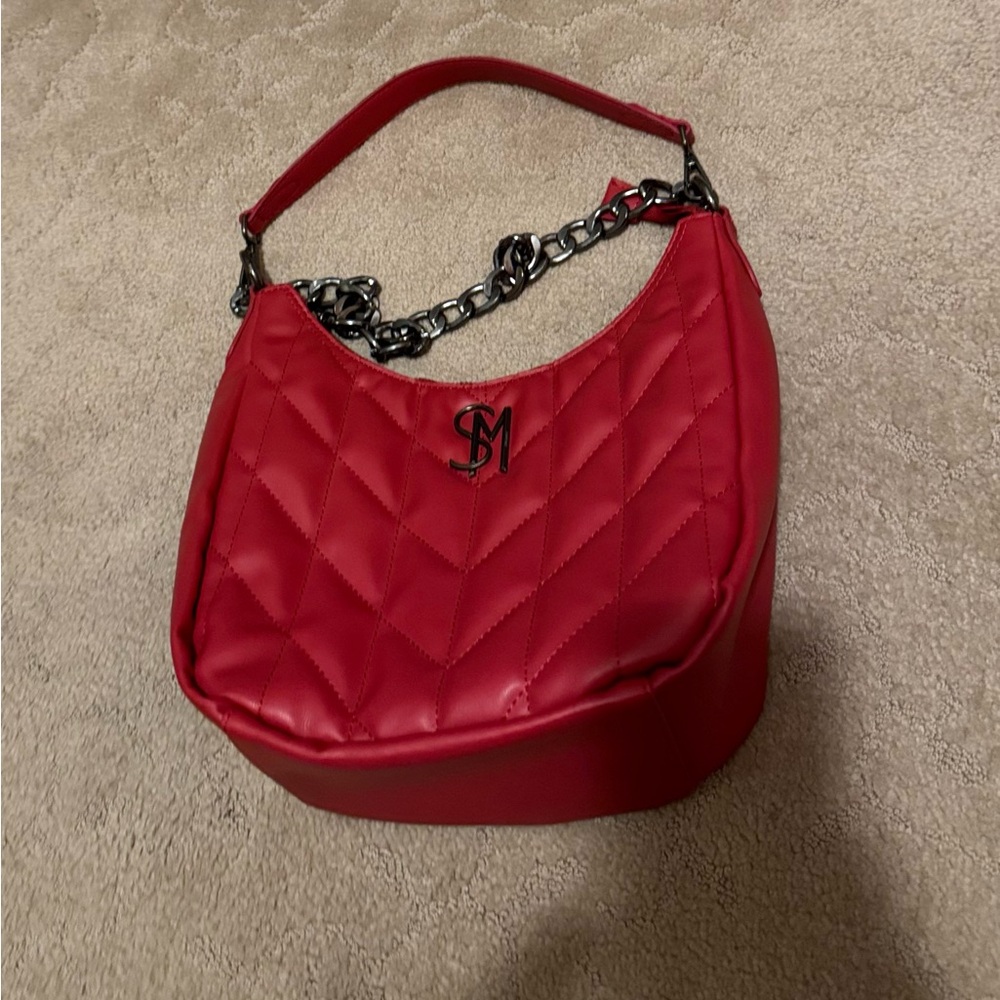 Red Steve Madden Shoulder Bag